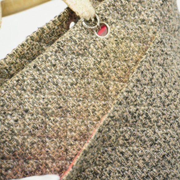 Chanel Tote Bag Cambon Tweed Grey Women's - Picture 9 of 16